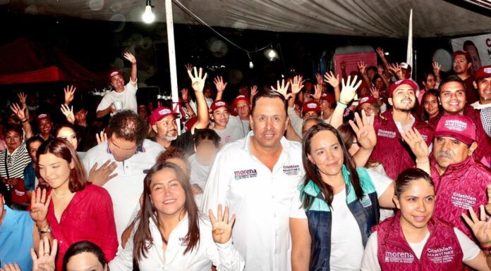 Cristhian Martínez llama a votar “Todo Morena” este domingo 2 de junio.