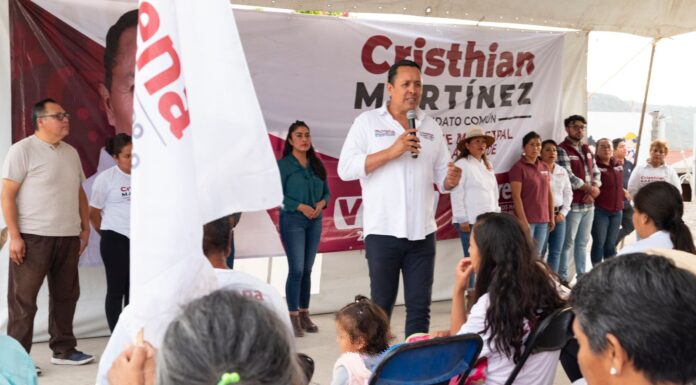 Garantizar empleo, ingreso y seguridad a trabajadores será prioridad en mi gobierno: Cristhian Martínez.