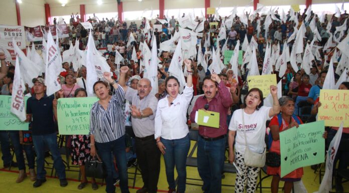 SIMEY OLVERA YA RECORRIÓ LOS 84 MUNICIPIOS DE HIDALGO.