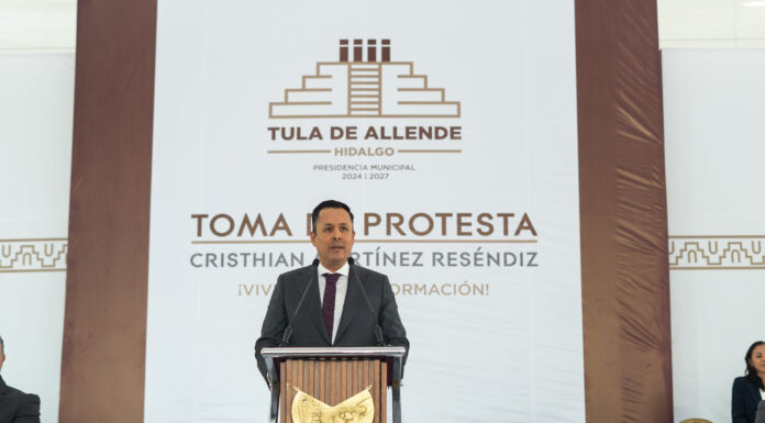 Asume Cristhian Martínez la Presidencia Municipal de Tula para 2024-2027