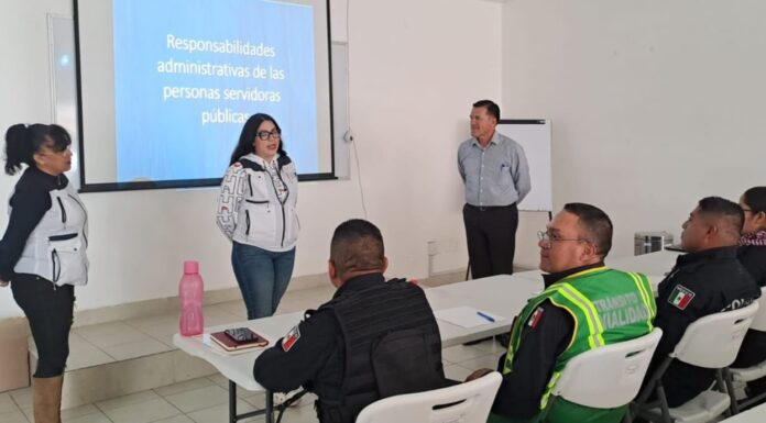 Capacitan en materia de Derechos Humanos a elementos policíacos de Mineral de la Reforma