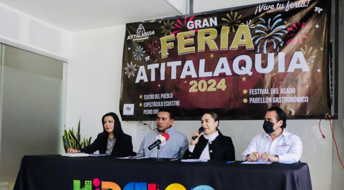 Invitan Claudia Sandoval y SECTUR a la Feria Anual Atitalaquia 2024