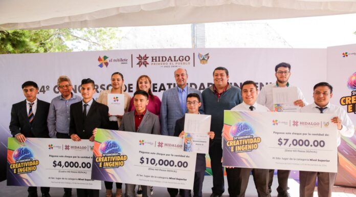 Gobierno de Julio Menchaca fomenta la creatividad e ingenio en la juventud hidalguense