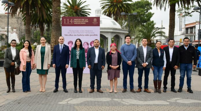 Con homenaje a las mujeres revolucionarias, Tizayuca conmemora el 114 Aniversario del inicio de la Revolución Mexicana