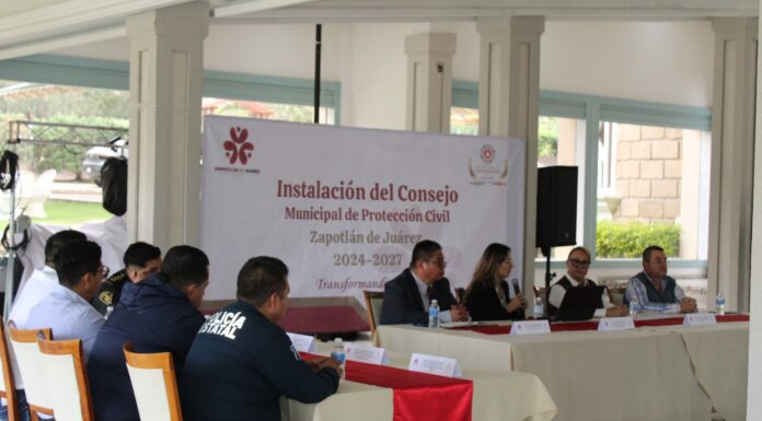INSTALAN EL CONSEJO MUNICIPAL DE PROTECCIÓN CIVIL DE ZAPOTLÁN DE JUÁREZ