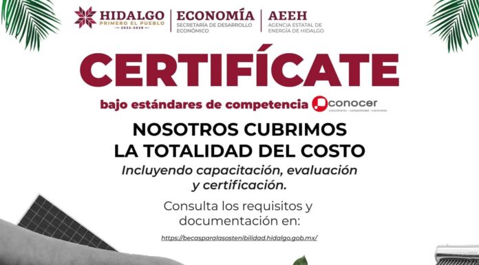 Certifícate becado