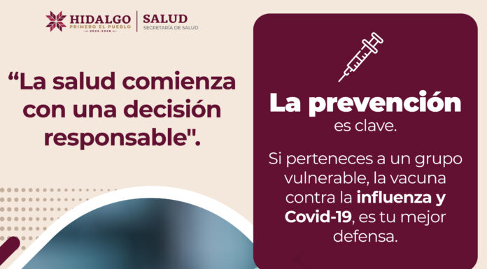 Evita contraer Influenza y COVID19