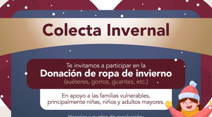 Invitan a participar en la Colecta Invernal para apoyar a familias vulnerables en Tepeji del Río