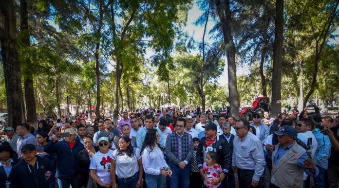 Alcalde de Ixmiquilpan Emanuel Hernández reabre junto con el pueblo el Parque Municipal “Benito Juárez”