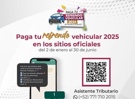 ¿Tienes dudas sobre tu refrendo vehicular? 🚗