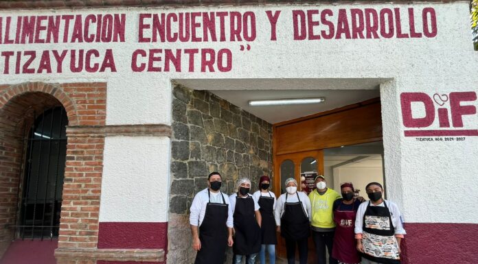 Más de mil 200 personas comen a diario en los 14 Espacios de Alimentación, Encuentro y Desarrollo de Tizayuca