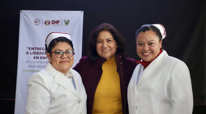 Edda Vite celebra y reconoce a las y los enfermeros del DIF Hidalgo