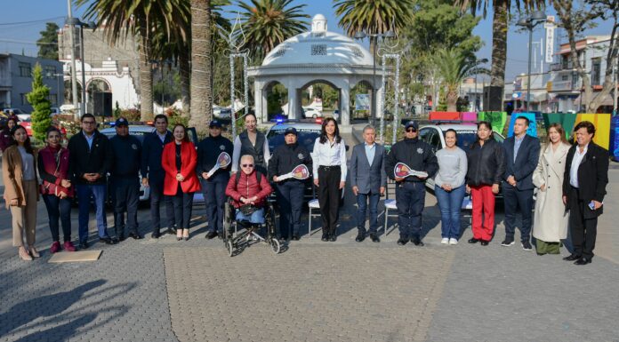 Se refuerza parque vehicular para seguridad en Tizayuca con la incorporación de tres nuevas unidades