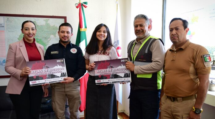 Tizayuca recibe Atlas de Riesgos actualizado, herramienta clave para gestión efectiva de riesgos que puedan afectar a la población