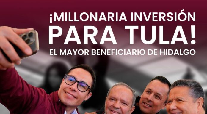 Inversión Millonaria en Proyectos Estratégicos para Tula, la más grande en Hidalgo.
