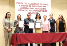 Ayuntamiento de Tizayuca y el CCLEH firman convenio para ofrecer una justicia laboral más cercana