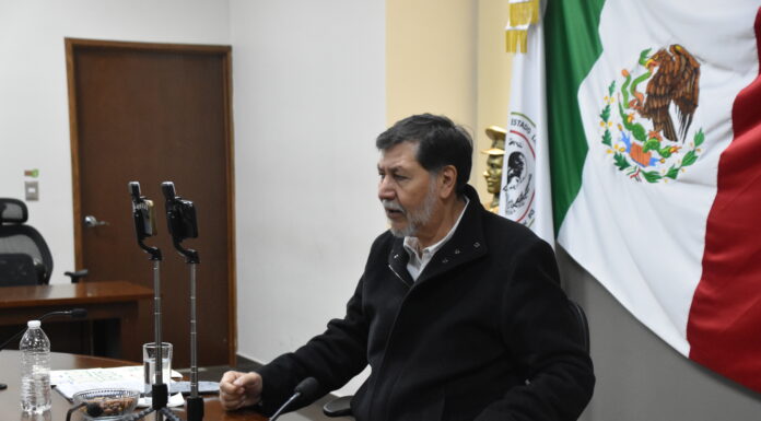Visita Gerardo Fernández Noroña el Congreso de Hidalgo para hablar sobre la democratización del nuevo Poder Judicial