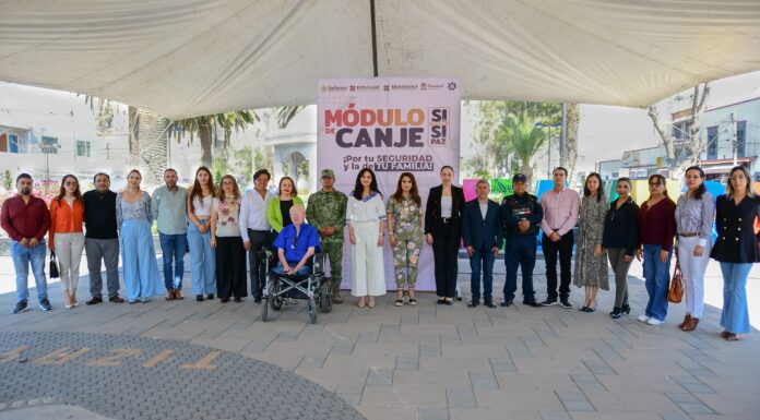 Jornada “Sí al Desarme, Sí a la Paz”, se lleva a cabo del 2 al 4 de abril en Plaza Himno Nacional en Tizayuca