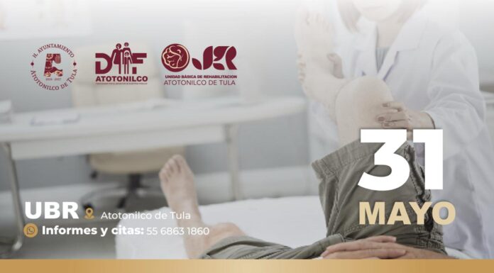 Atención digna y accesible: consulta con especialistas este mayo en la UBR de Atotonilco de Tula