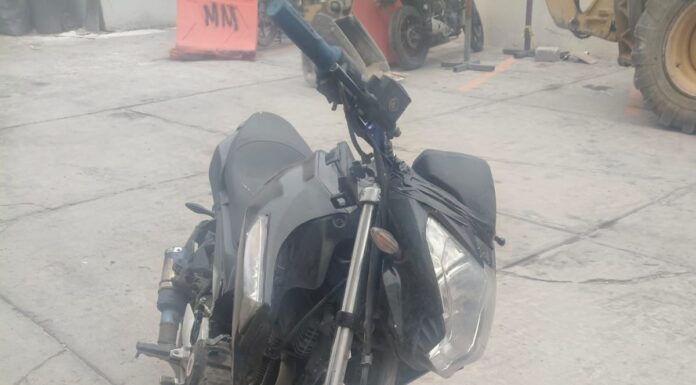 Asegura Policía motocicleta con reporte de robo en Tlahuelilpan