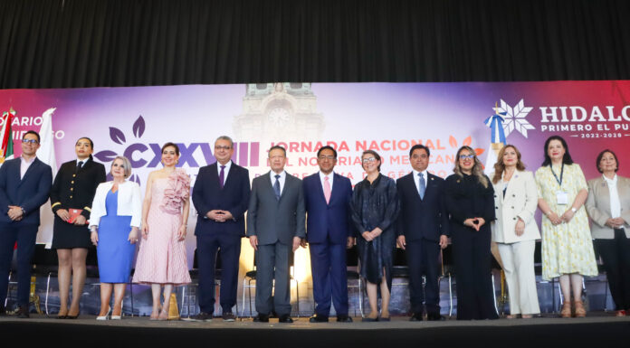 Julio Menchaca inaugura Jornada Nacional del Notariado Mexicano