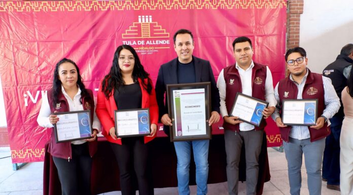 Reconoce ITAIH a Gobierno Municipal de Tula de Allende en lineamientos de la protección de datos personales