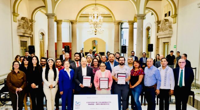 Tlaxcoapan presente en la Firma de Convenio de Colaboración entre IMSS-BIENESTAR e INAFED