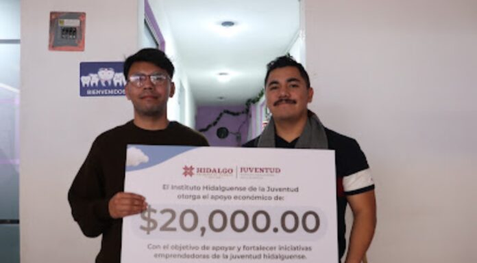 Gobierno de Hidalgo apoyará a jóvenes emprendedores con recursos hasta por 20 mil pesos