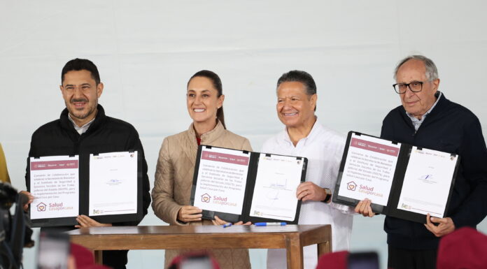 Sheinbaum y Menchaca impulsan programa “Salud Casa por Casa” para adultos mayores y personas con discapacidad