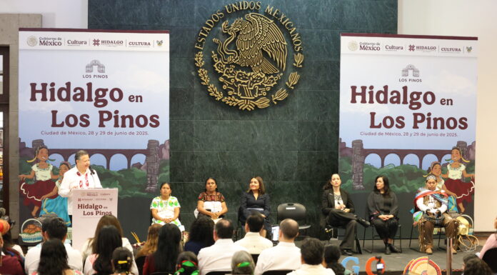 Hidalgo llega a Los Pinos con cultura y tradición