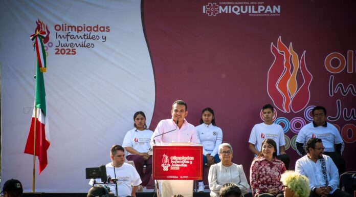 Alcalde de Ixmiquilpan, pone en marcha Olimpiadas Infantiles y Juveniles