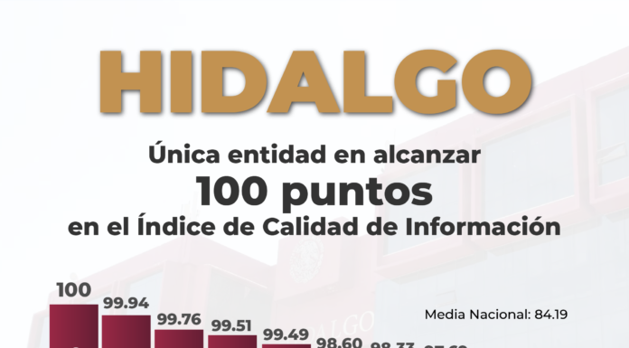 Hidalgo, referente nacional en transparencia con Julio Menchaca