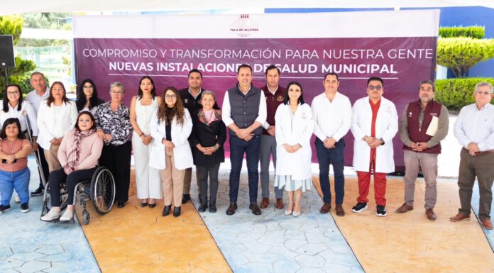 Cristhian Martínez inaugura las nuevas instalaciones de salud de Tula de Allende