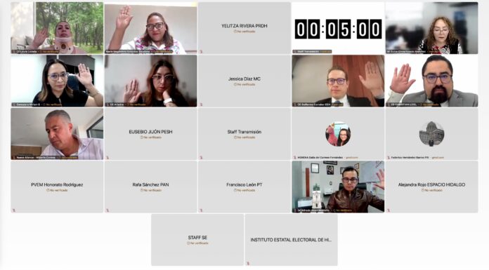IEEH aprueba Plan Integral y Calendario para el Proceso de Revocación de Mandato 2025-2026