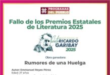 Emanuel Reyes Pérez, autor originario de Atotonilco de Tula, gana Premio Estatal de Cuento Ricardo Garibay 2025
