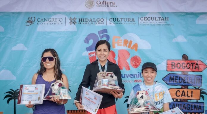 Carrera de la Feria del Libro Infantil y Juvenil Hidalgo 2025 reunió a más de mil 500 personas