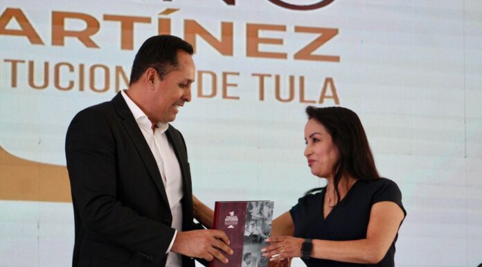 Con resultados palpables, se entrega el Primer Informe de Gobierno del presidente municipal de Tula, Cristhian Martínez
