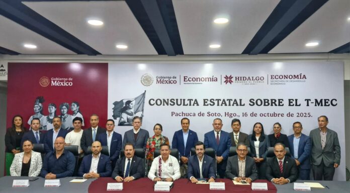 Hidalgo se posiciona rumbo a la revisión del #TMEC: encuentro estratégico con sectores productivos