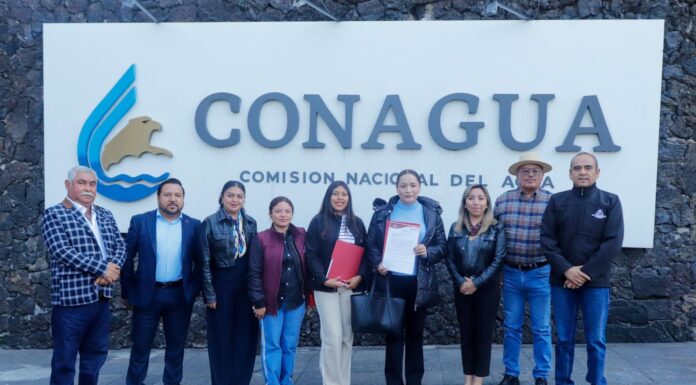 Autoridades de Atitalaquia gestionan ante CONAGUA el proyecto de tapado del canal Tlamaco–Juandhó