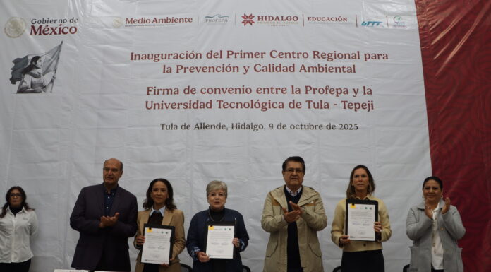 Se inaugura en Tula Centro Regional para la Prevención y Calidad Ambiental