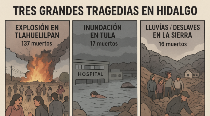 Tres grandes tragedias en Hidalgo: dolor, pérdidas y lecciones aún pendientes