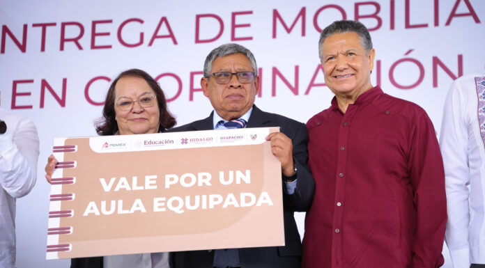 Unidos por la educación: Gobierno de Hidalgo concreta nueva donación por parte de Pemex