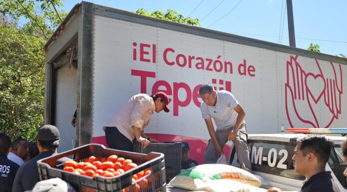 Nuevamente se manifiesta la solidaridad de Tepeji del Río con las familias de la Sierra Hidalguense