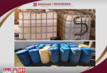 Desmantelan punto de almacenamiento y venta ilegal de hidrocarburo en Cuautepec