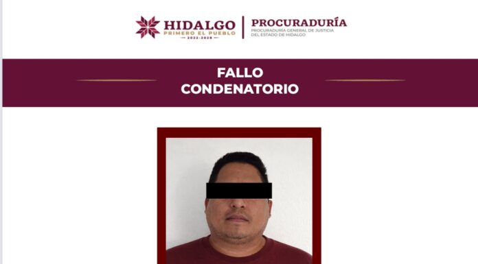 Condenan a feminicida en Hidalgo
