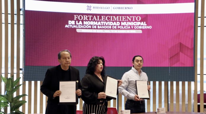Impulsan gobernanza en Hidalgo con nuevos Bandos de Policía y Buen Gobierno