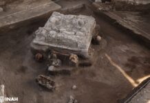 El INAH descubre altar y ofrendas a las afueras de la Zona Arqueológica de Tula, en Hidalgo