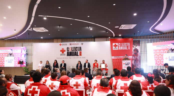 Julio Menchaca arranca Colecta Anual 2026 de la Cruz Roja en Hidalgo