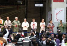 Julio Menchaca acompaña la inauguración del tren Buenavista–AIFA