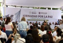 Combaten la violencia de género durante la Jornada por la Paz y Bienestar del Pueblo